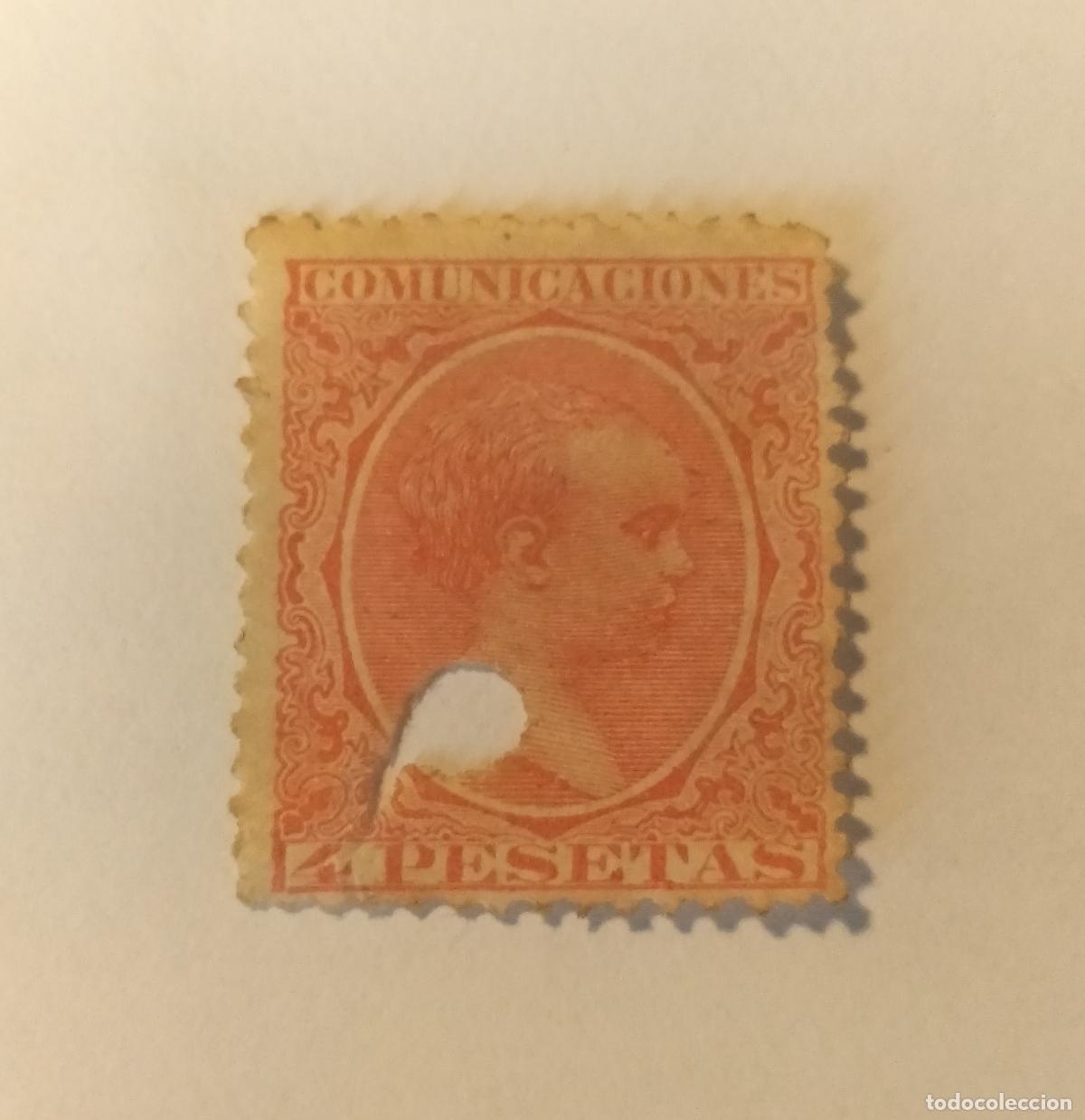 Sellos: SELLO ESPA&Ntilde;A 1889-1901 - ALFONSO XIII ,- EDIFIL N⁰ 227 T.