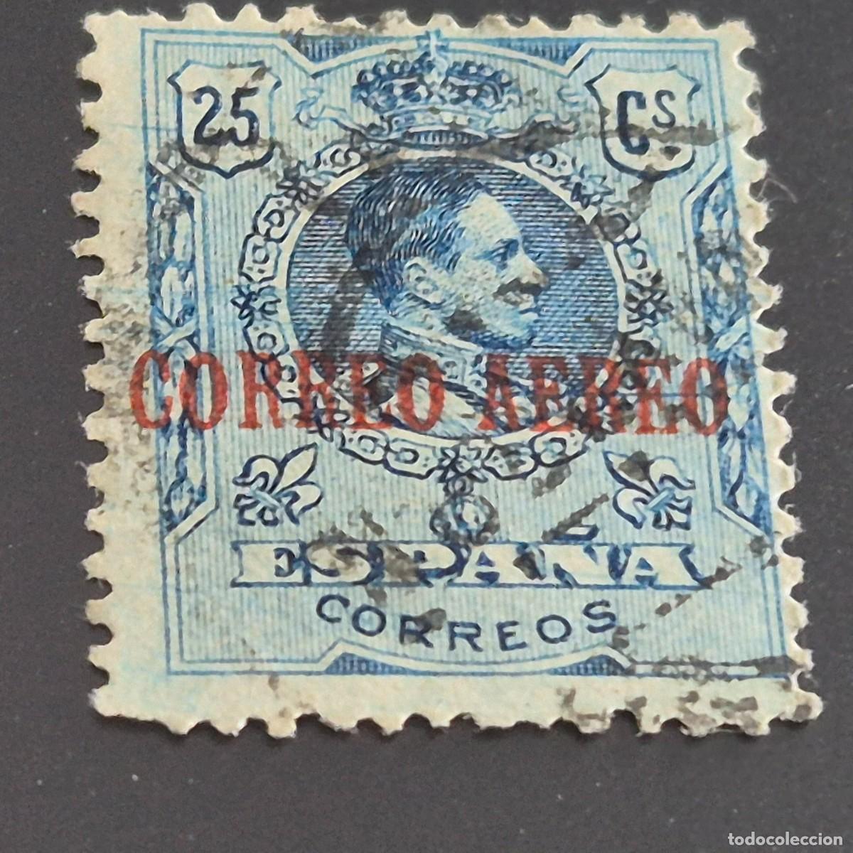 Sellos: ESPA&Ntilde;A, 1920, ALFONSO XIII, TIPO MEDALL&Oacute;N, HABILITADO, EDIFIL 294, USADO, ( LOTE AR )