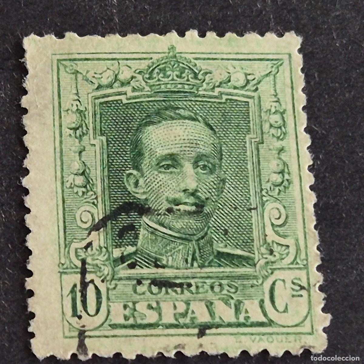 Sellos: ESPA&Ntilde;A, 1922, ALFONSO XIII, TIPO VAQUER, EDIFIL 314, USADO, ( LOTE AR )