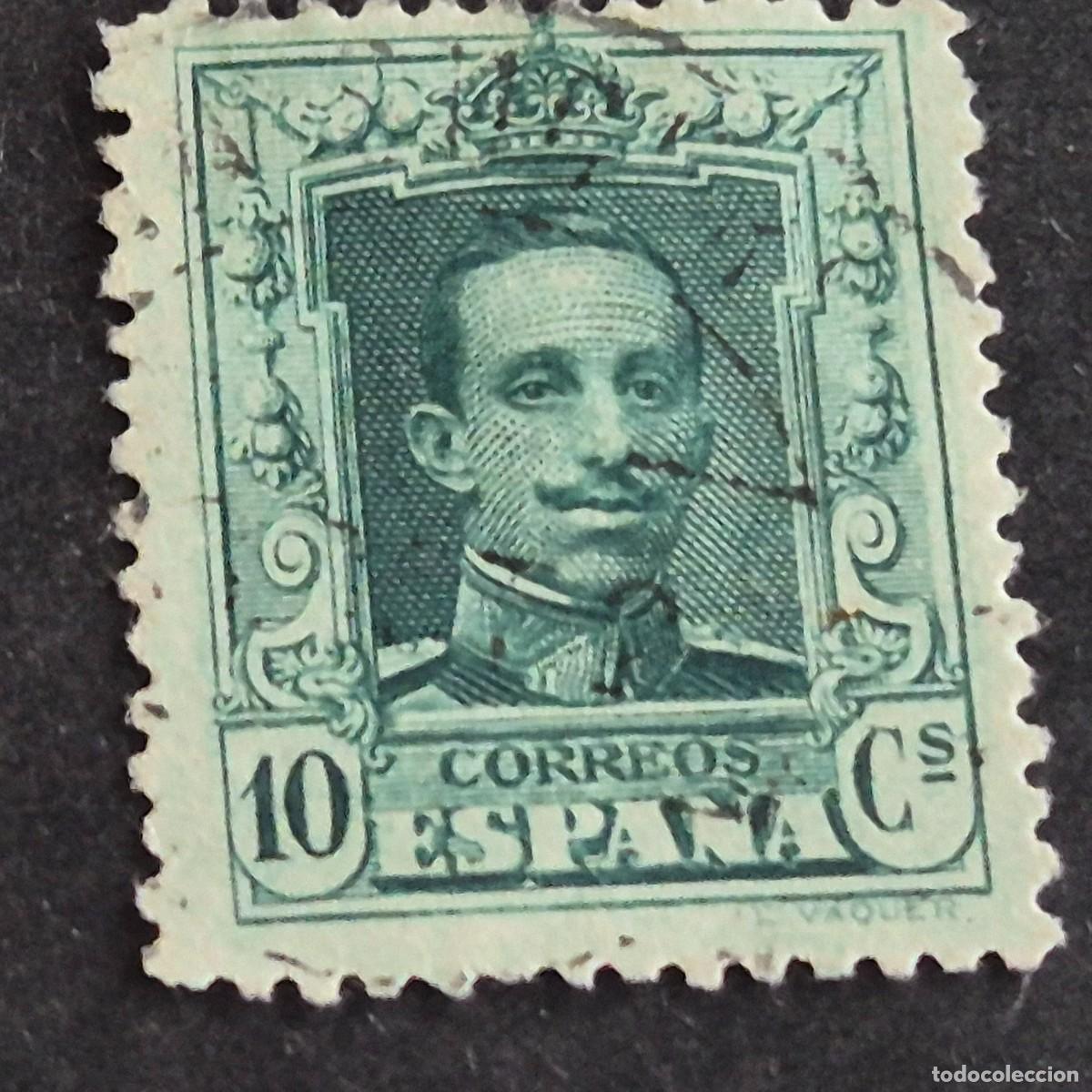 Sellos: ESPA&Ntilde;A, 1922, ALFONSO XIII, TIPO VAQUER, EDIFIL 314, USADO, ( LOTE AR )
