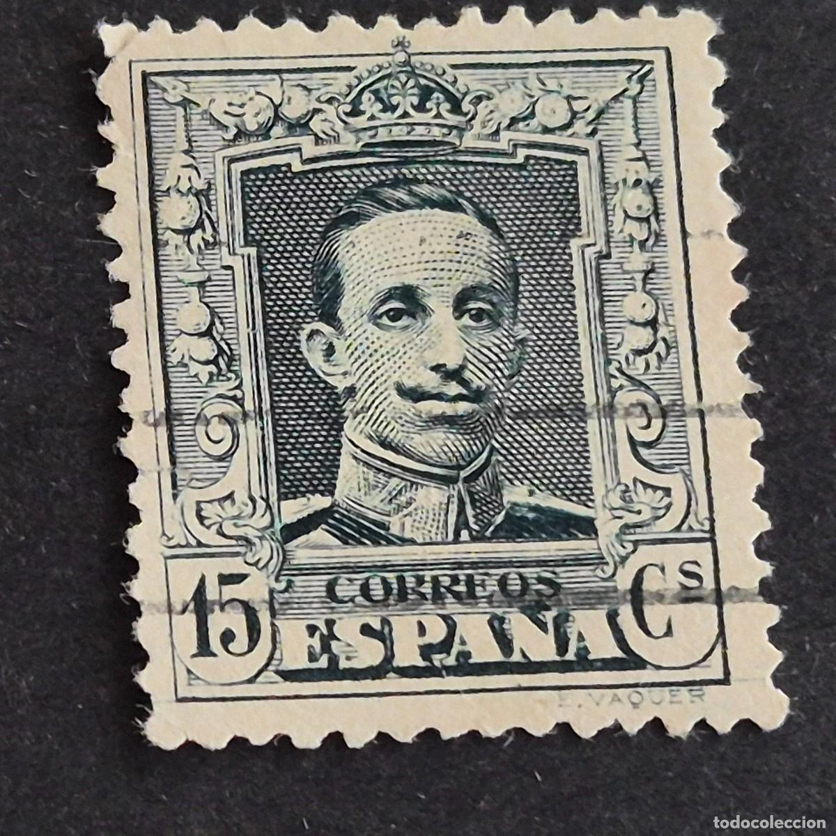 Sellos: ESPA&Ntilde;A, 1922, ALFONSO XIII, TIPO VAQUER, EDIFIL 315B, USADO, ( LOTE AR )