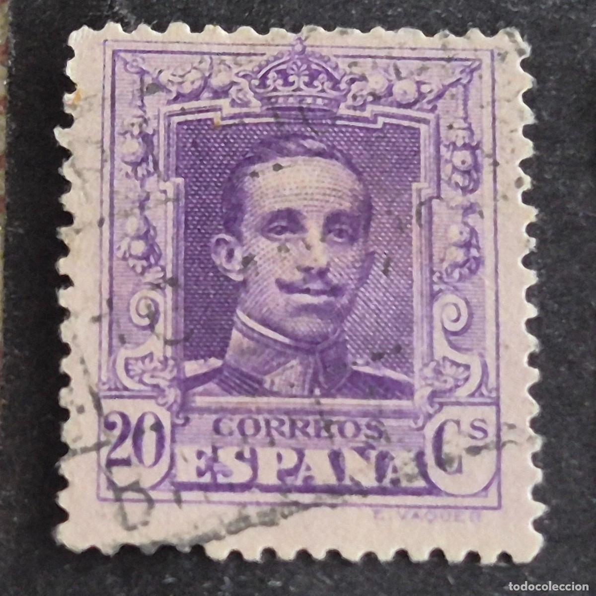 Sellos: ESPA&Ntilde;A, 1922, ALFONSO XIII, TIPO VAQUER, EDIFIL 316, USADO, ( LOTE AR )