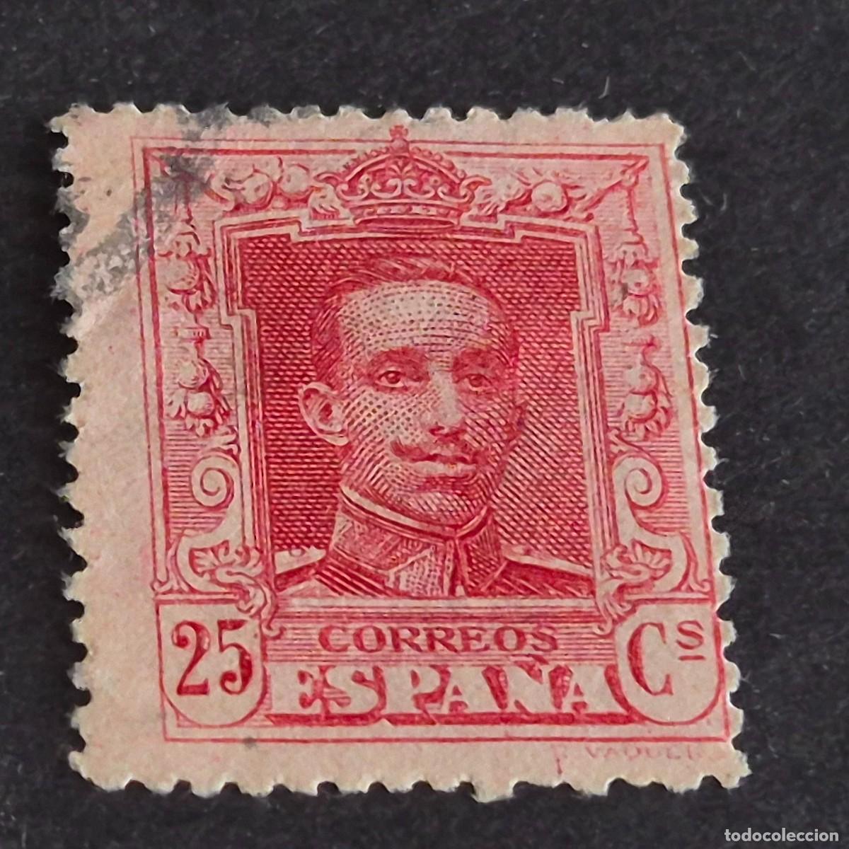 Sellos: ESPA&Ntilde;A, 1922, ALFONSO XIII, TIPO VAQUER, EDIFIL 317, USADO, ( LOTE AR )