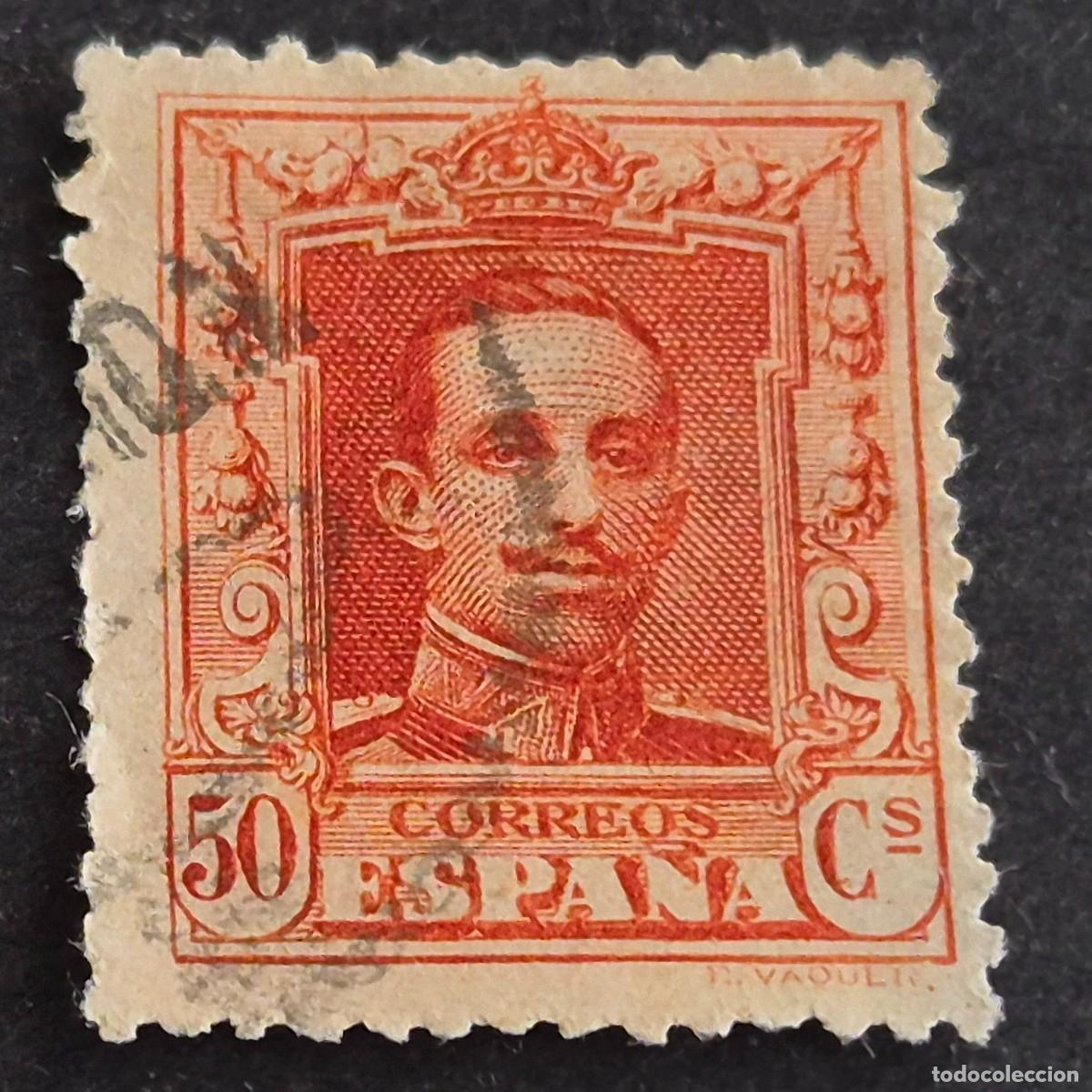 Sellos: ESPA&Ntilde;A, 1922, ALFONSO XIII, TIPO VAQUER, EDIFIL 320, USADO, ( LOTE AR )