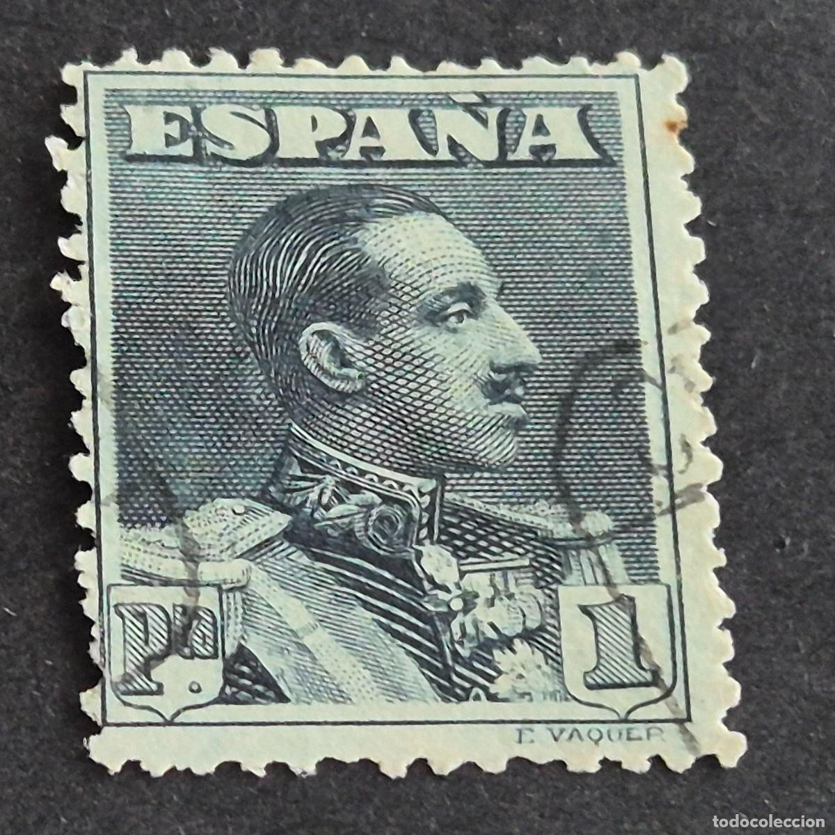 Sellos: ESPA&Ntilde;A, 1922, ALFONSO XIII, TIPO VAQUER, EDIFIL 321, USADO, ( LOTE AR )