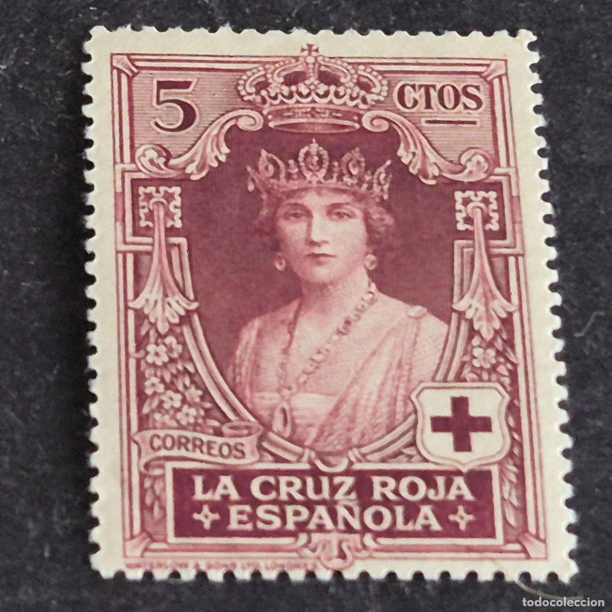 Sellos: ESPA&Ntilde;A, 1926, CRUZ ROJA ESPA&Ntilde;OLA, EDIFIL 327*, NUEVO, GOMA, FIJASELLO, ( LOTE AR )
