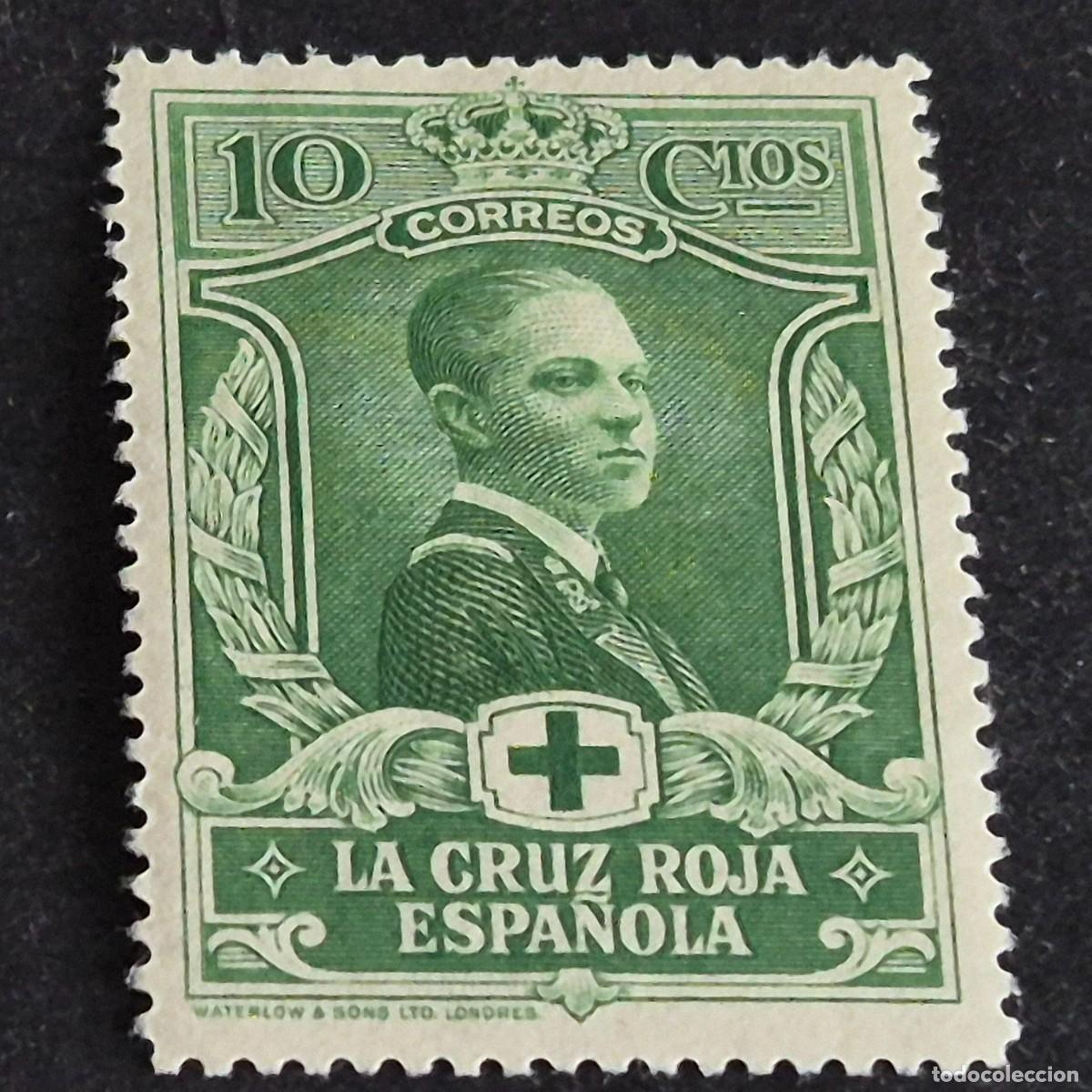 Sellos: ESPA&Ntilde;A, 1926, CRUZ ROJA ESPA&Ntilde;OLA, EDIFIL 328*, NUEVO, GOMA, FIJASELLO, ( LOTE AR )