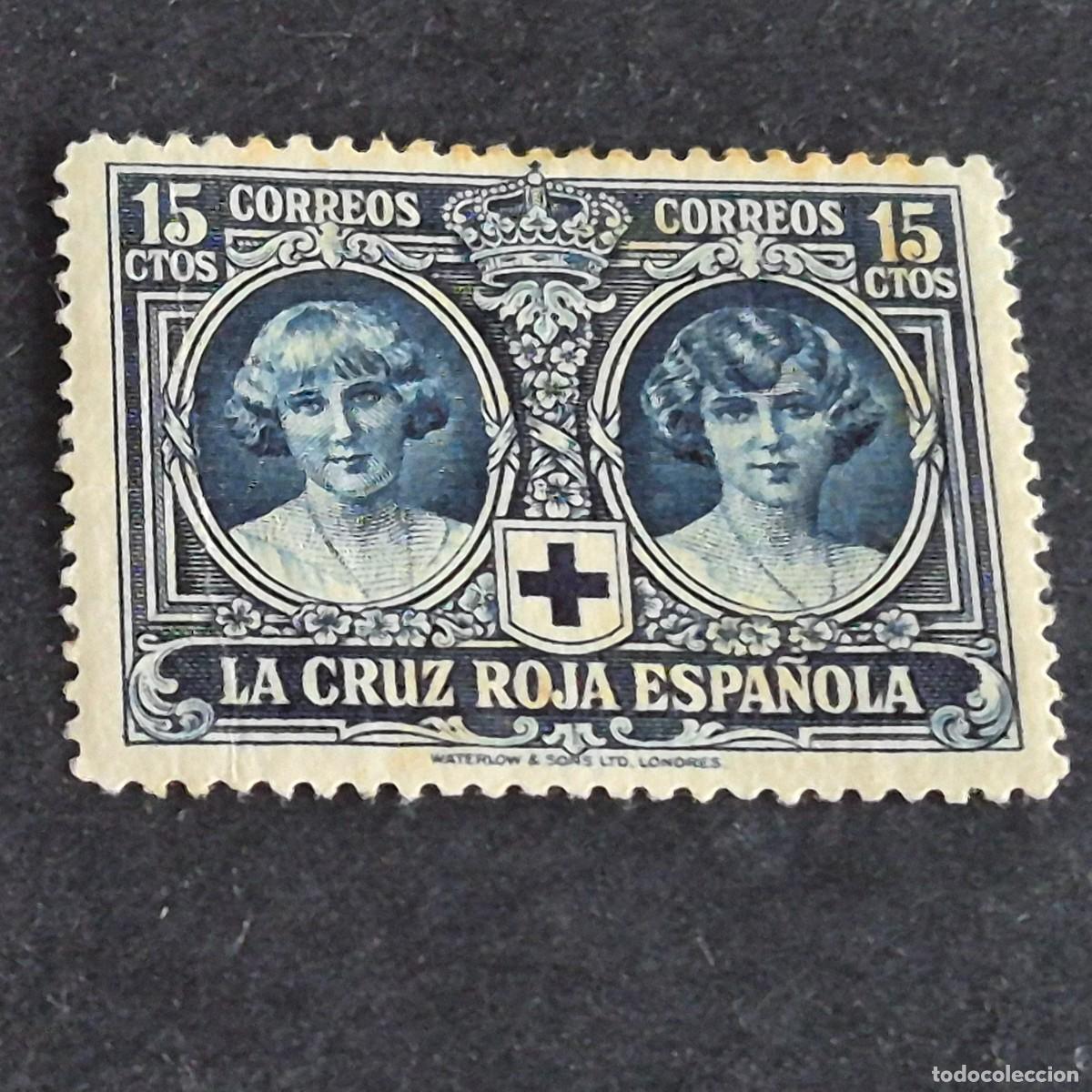 Sellos: ESPA&Ntilde;A, 1926, CRUZ ROJA ESPA&Ntilde;OLA, EDIFIL 329*, NUEVO, GOMA, FIJASEL, PUNTOS TONALIZADOS, ( LOTE AR )