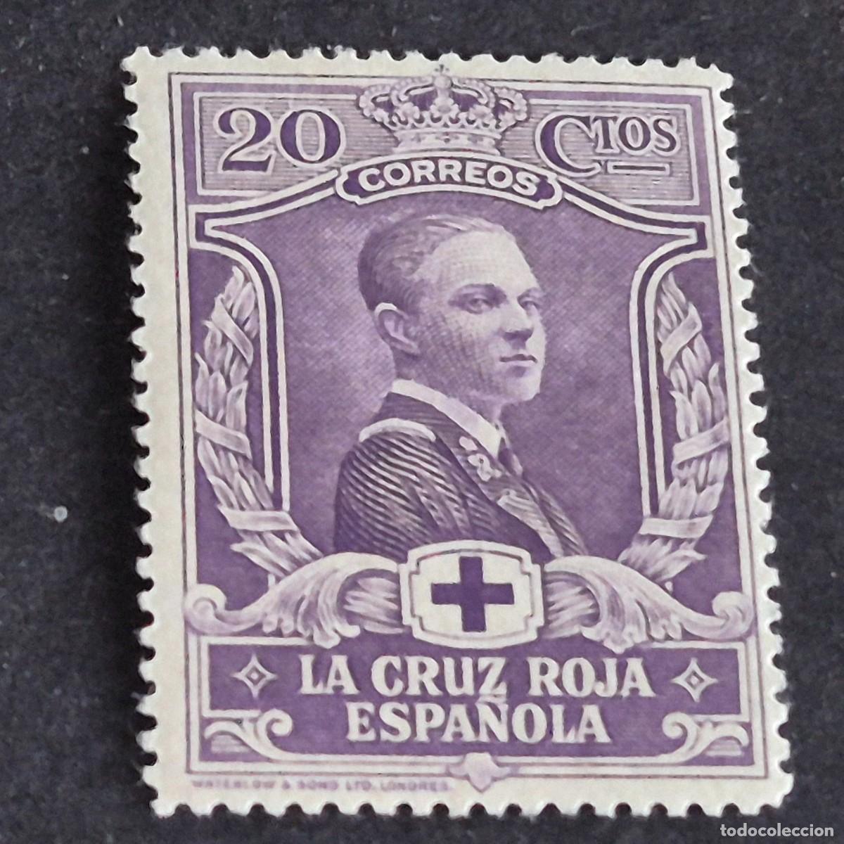 Sellos: ESPA&Ntilde;A, 1926, CRUZ ROJA ESPA&Ntilde;OLA, EDIFIL 330*, NUEVO, GOMA, FIJASELLLO, ( LOTE AR )