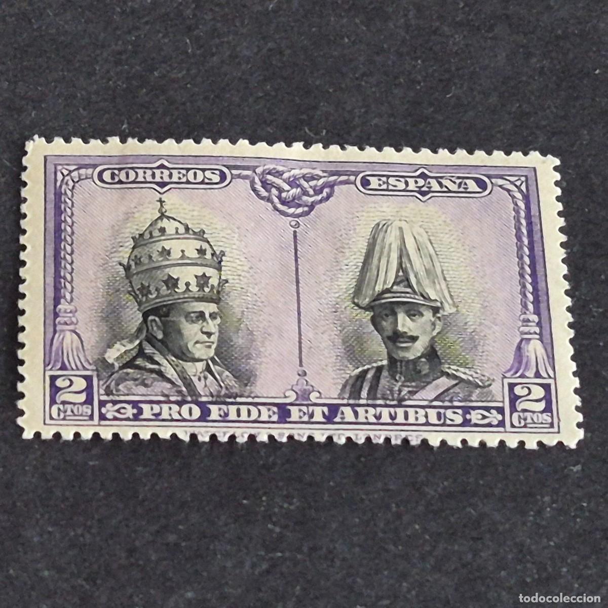 Sellos: ESPA&Ntilde;A, 1928, PRO CATACUMBAS, SANTIAGO, EDIFIL 418*, NUEVO, GOMA, FIJASELLO, ( LOTE AR )