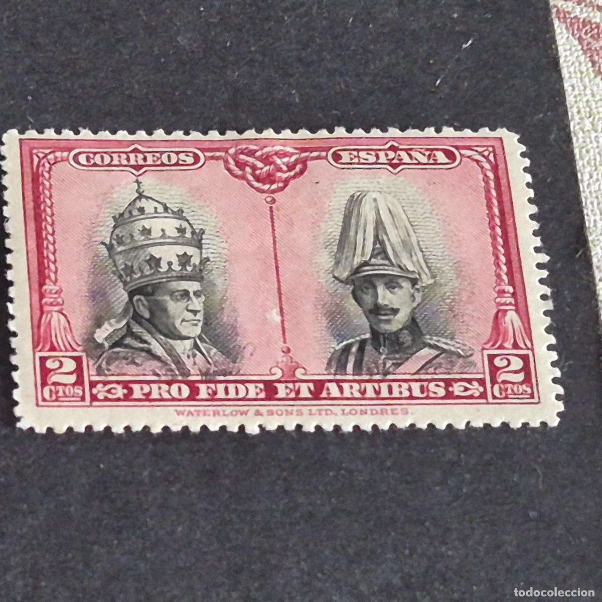 Sellos: ESPA&Ntilde;A, 1928, PRO CATACUMBAS, SANTIAGO, EDIFIL 419*, NUEVO, GOMA, FIJASELLO, ( LOTE AR )