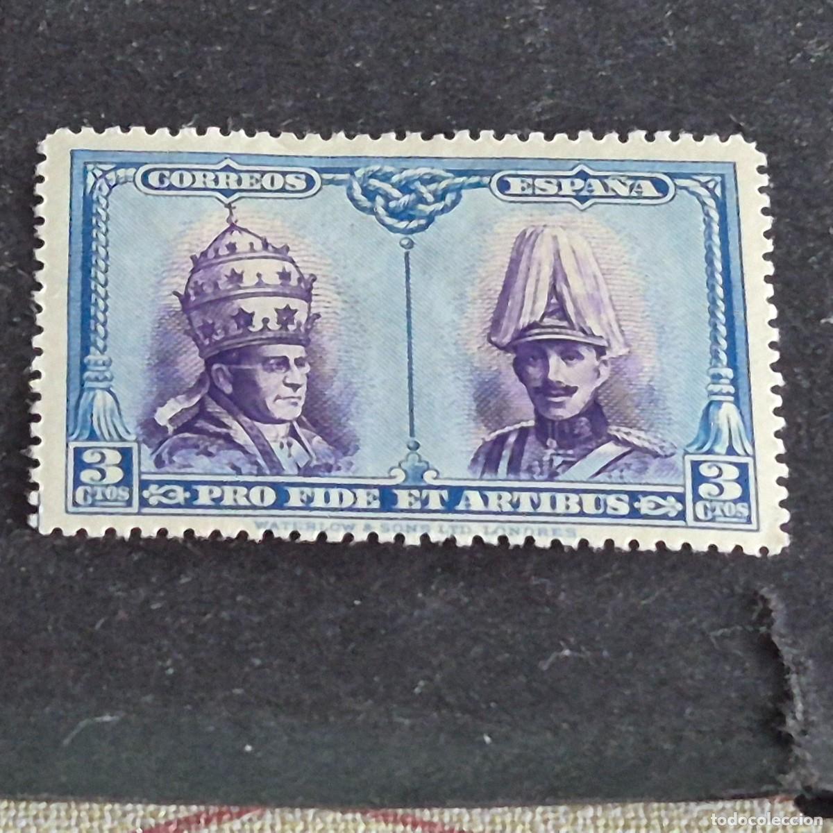 Sellos: ESPA&Ntilde;A, 1928, PRO CATACUMBAS, SANTIAGO, EDIFIL 421*, NUEVO, GOMA, FIJASELLO, ( LOTE AR )