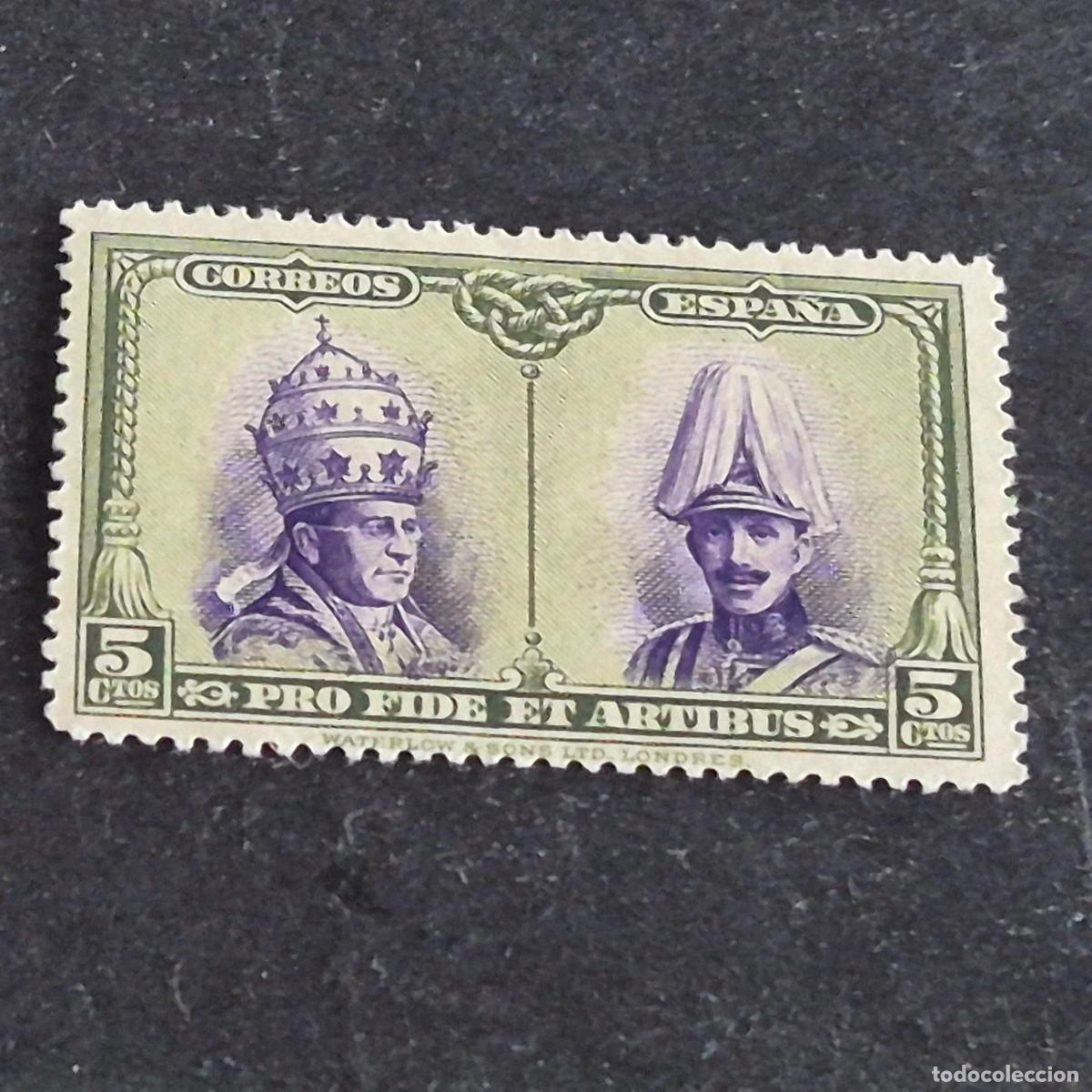 Sellos: ESPA&Ntilde;A, 1928, PRO CATACUMBAS, SANTIAGO, EDIFIL 422*, NUEVO, GOMA, FIJASELLO, ( LOTE AR )