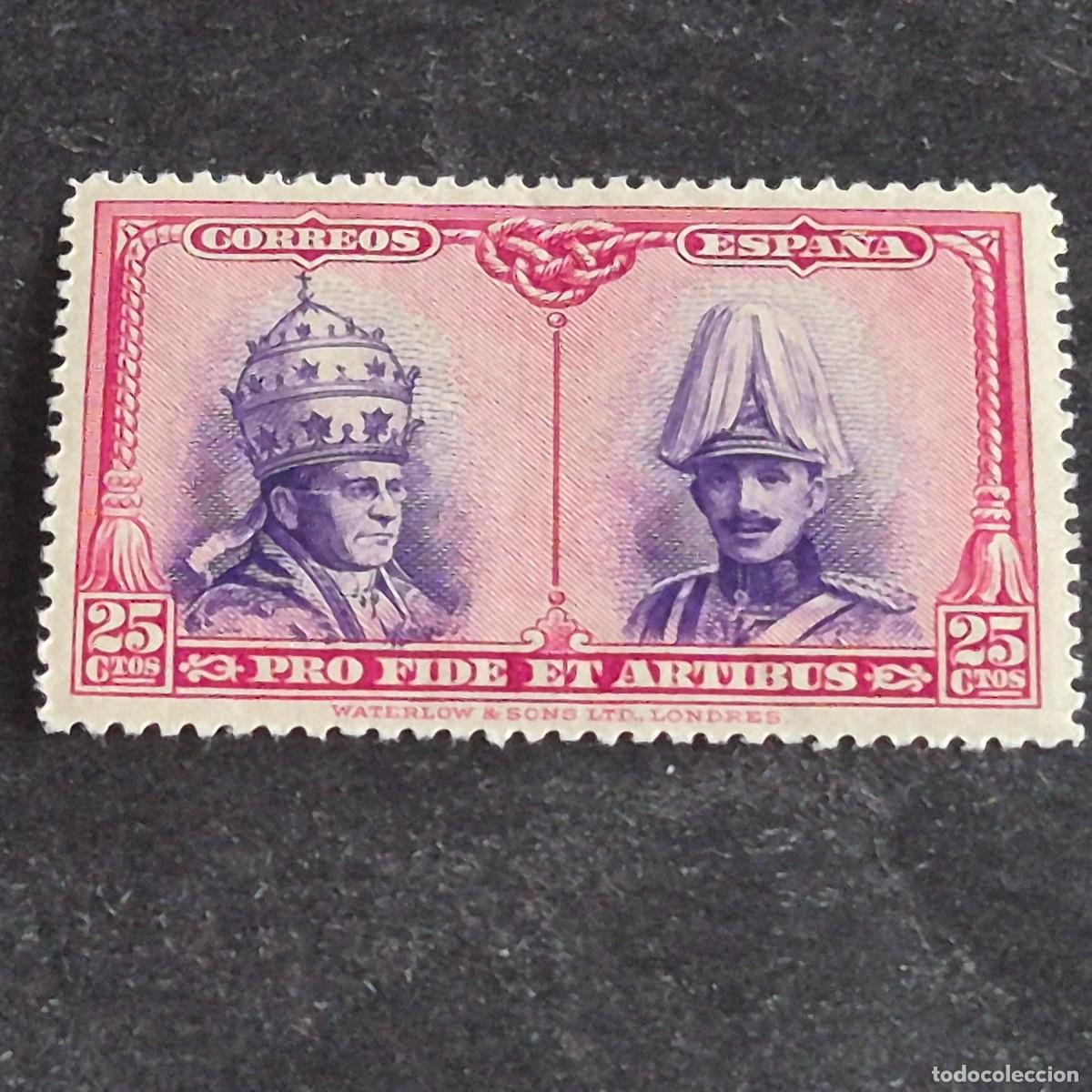 Sellos: ESPA&Ntilde;A, 1928, PRO CATACUMBAS, SANTIAGO, EDIFIL 425*, NUEVO, GOMA, FIJASELLO, ( LOTE AR )