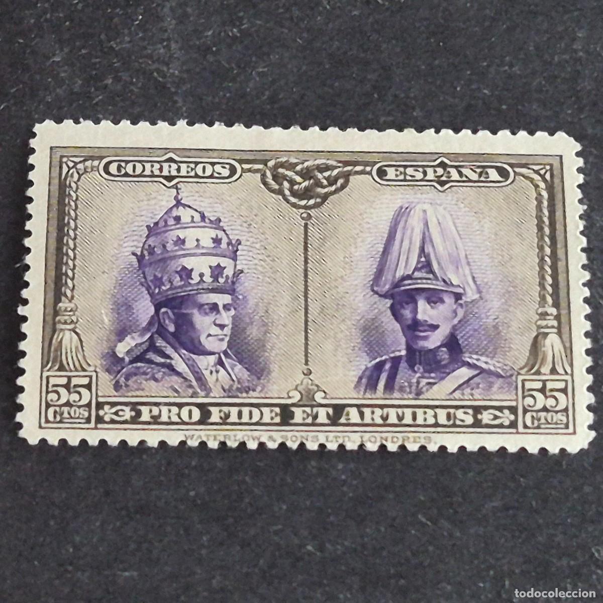 Sellos: ESPA&Ntilde;A, 1928, PRO CATACUMBAS, SANTIAGO, EDIFIL 427*, NUEVO, GOMA, FIJASELLO, ( LOTE AR )