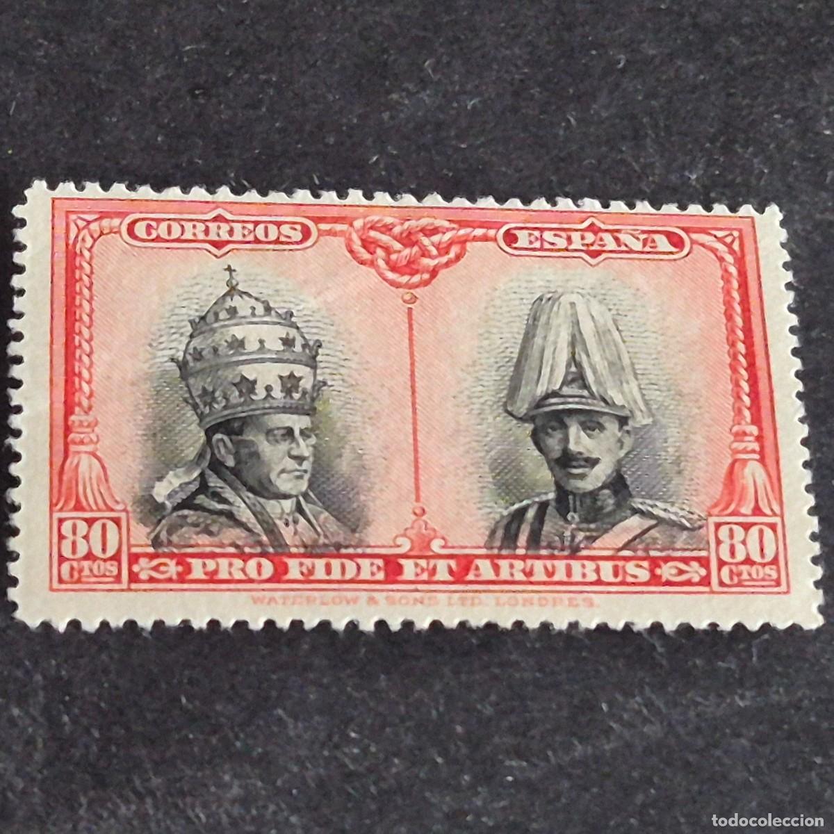 Sellos: ESPA&Ntilde;A, 1928, PRO CATACUMBAS, SANTIAGO, EDIFIL 428*, NUEVO, GOMA, FIJASELLO, ( LOTE AR )