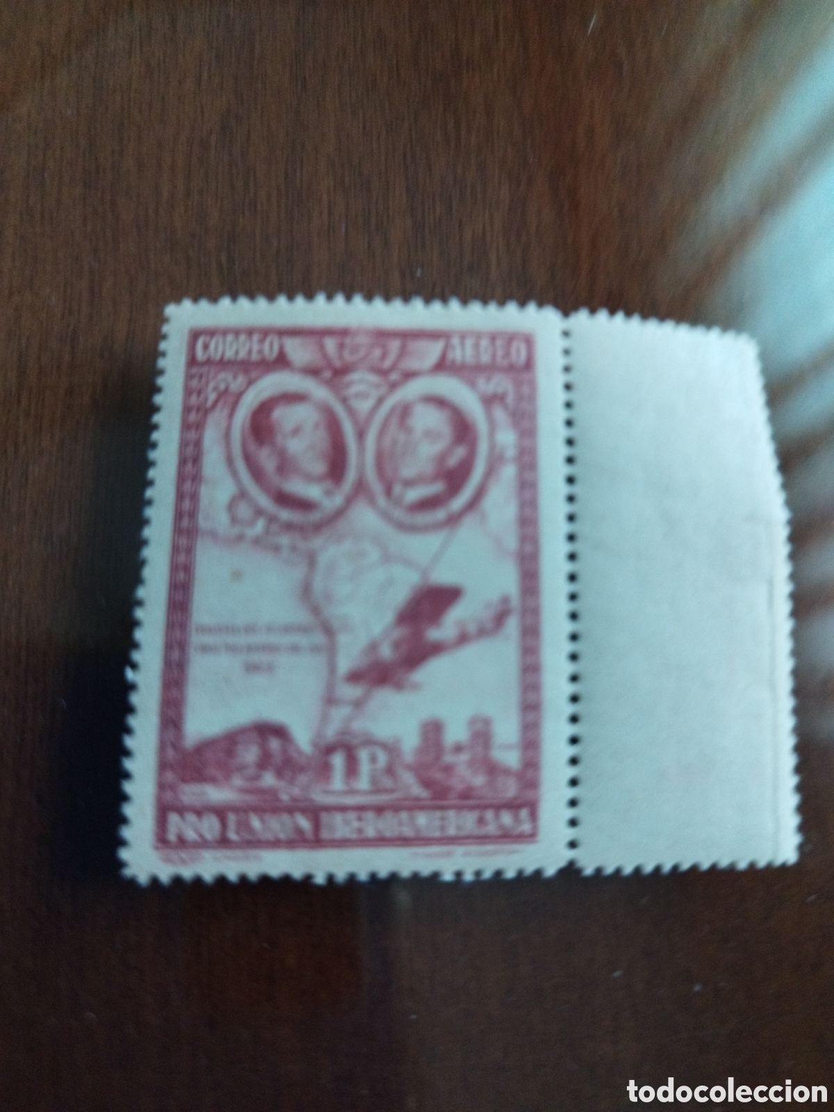 Sellos: Sello Edifil 590 LUJO sin fija sellos nuevos MNH ** Espa&ntilde;a 1930 Pro Union Iberoamericana