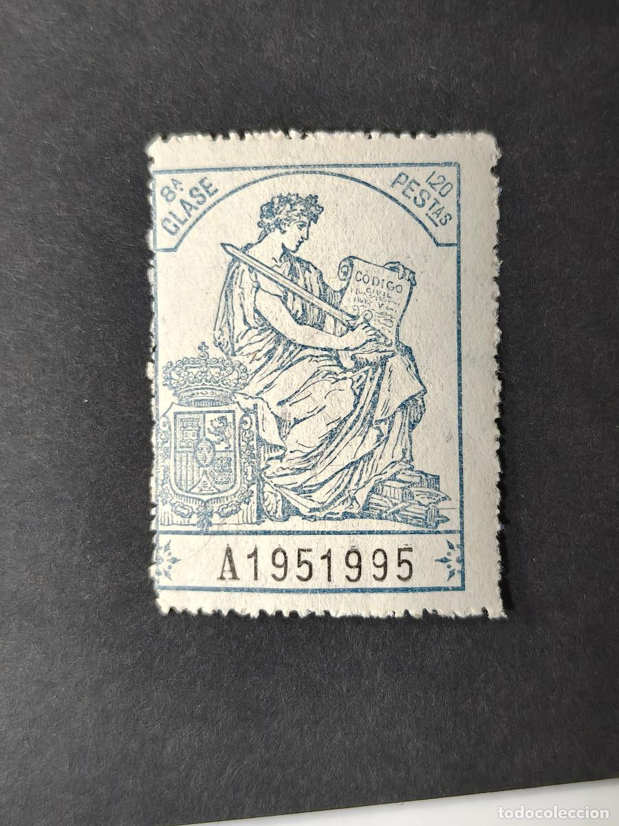 Sellos: Espa&ntilde;a sellos Alfonso XII 1.20 ptas 1926 timbre especial polizas para documentos edifil 603 nuevo*