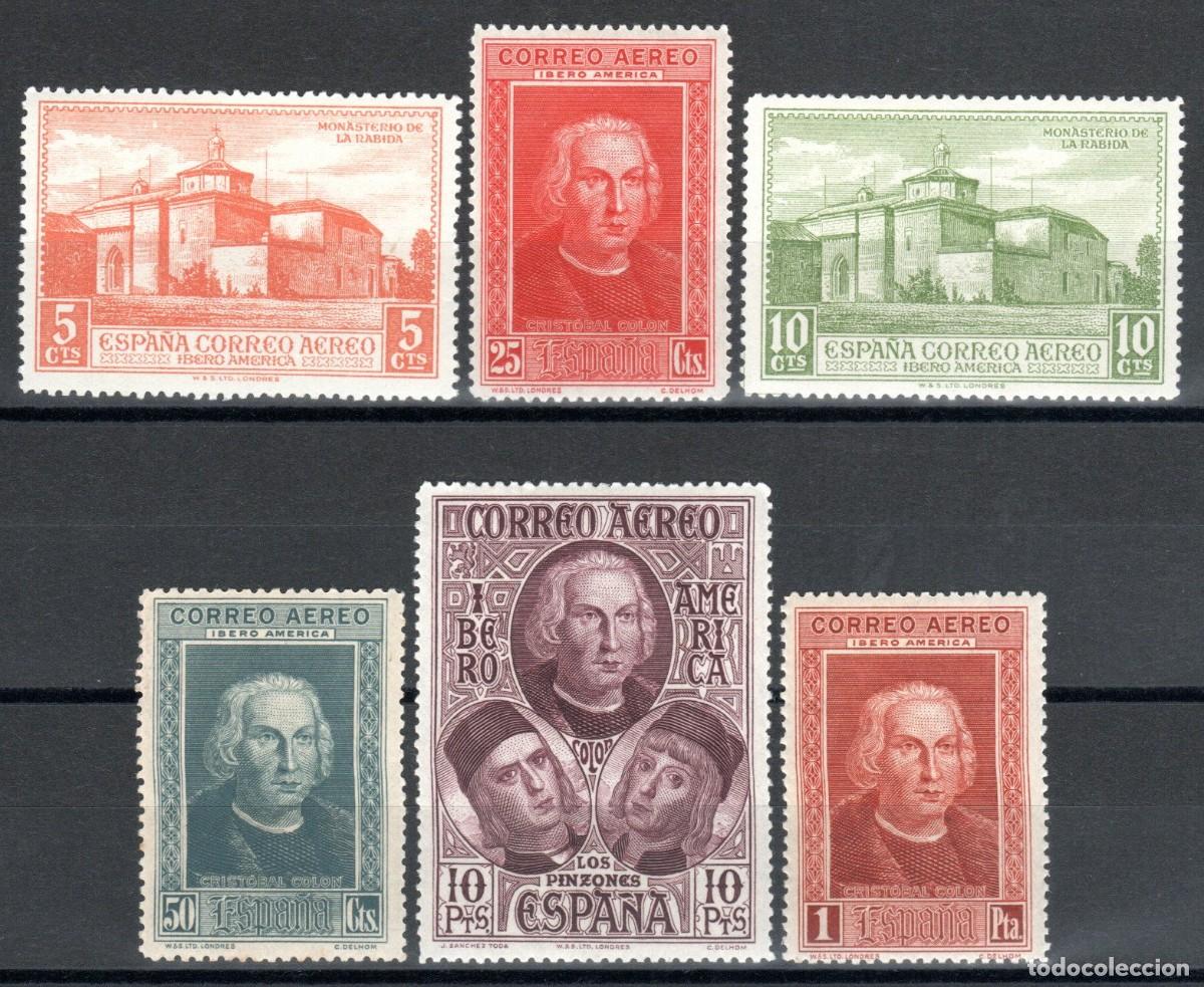 Sellos: EDIFIL 559-565 DESCUBRIMIENTO DE AM&Eacute;RICA 1930 (SIN 564). VALOR CAT&Aacute;LOGO: 39 &euro;. MNH **