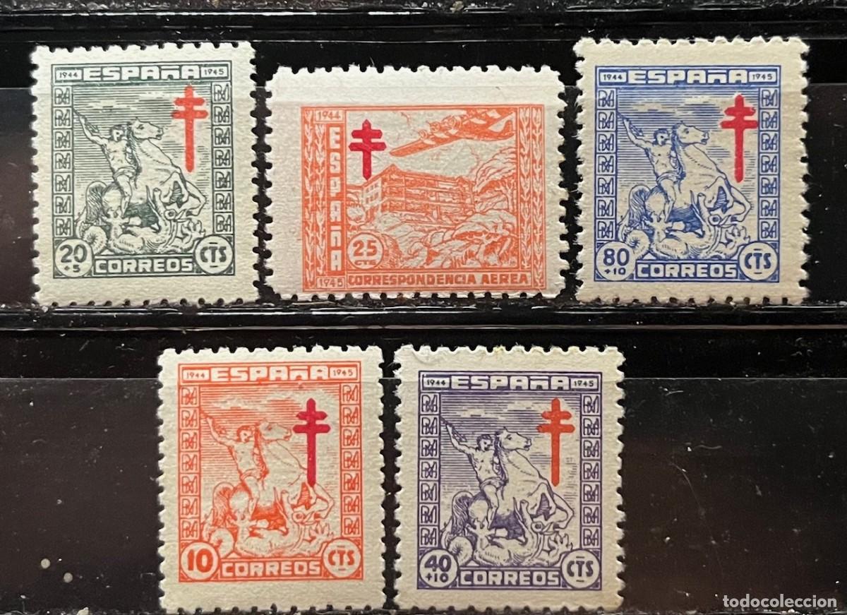 Sellos: 1944 pro tuberculosis,MNH**,goma,color, centrados