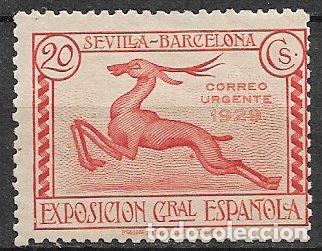 Sellos: 1929 Pro Exposiciones Sevilla y Barcelona, EDIFIL n&ordm; 447 *
