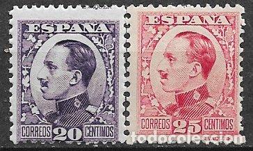 Sellos: 1930 Alfonso XIII, EDIFIL n&ordm; 494 y 495 * *