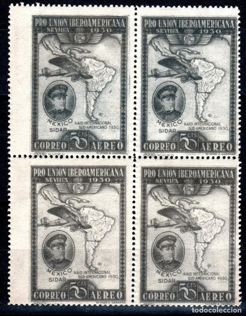 Sellos: EDIFIL 586 PRO UNI&Oacute;N IBEROAMERICANA 1930 (BLOQUE DE 4). V. CAT&Aacute;LOGO: 48 &euro;. MNH ** (SALIDA: 0,01 &euro;).
