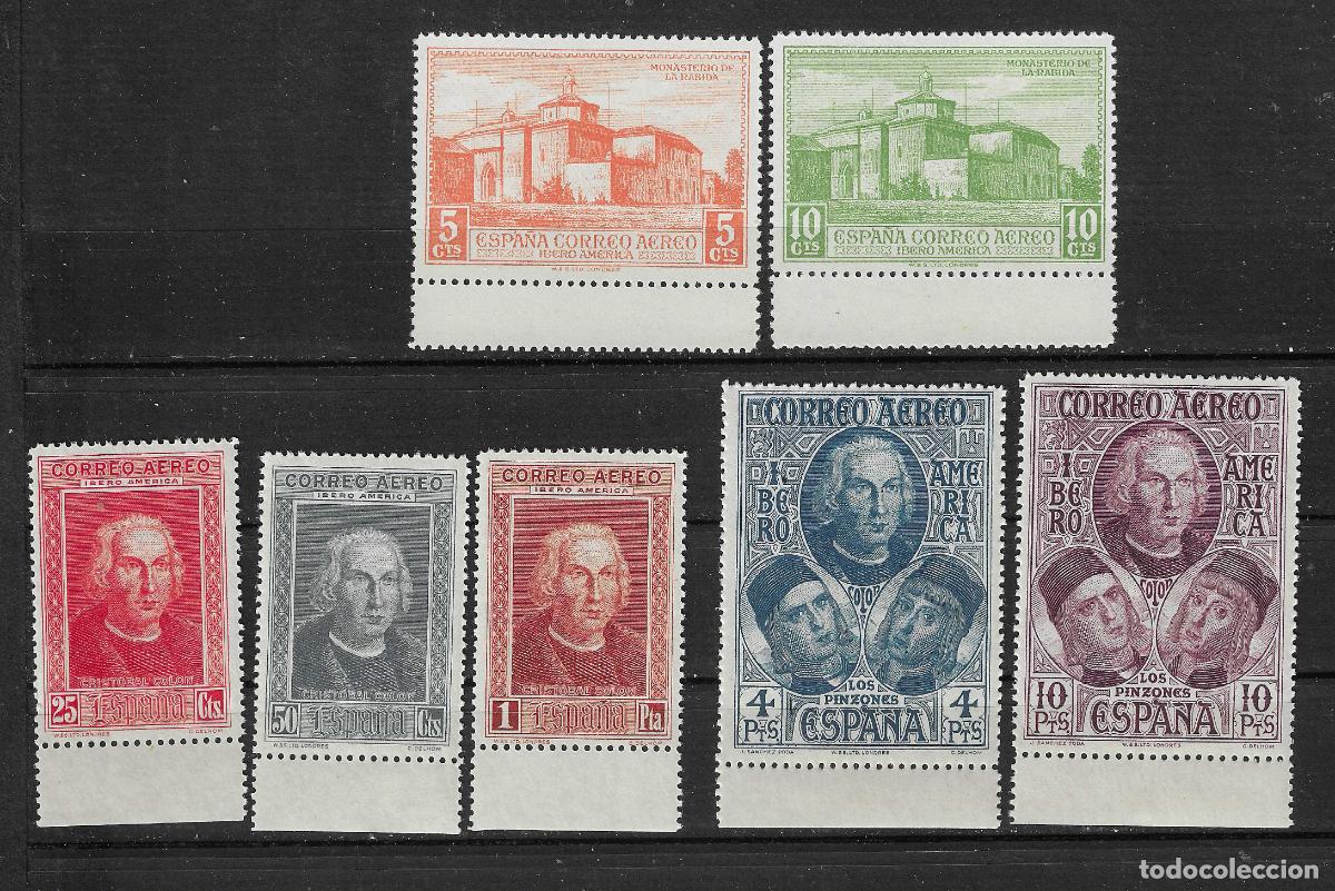 Briefmarken: 1930 DESCUBRIMIENTO DE AMERICA EDIFIL 559/565** SIN FIJASELLOS