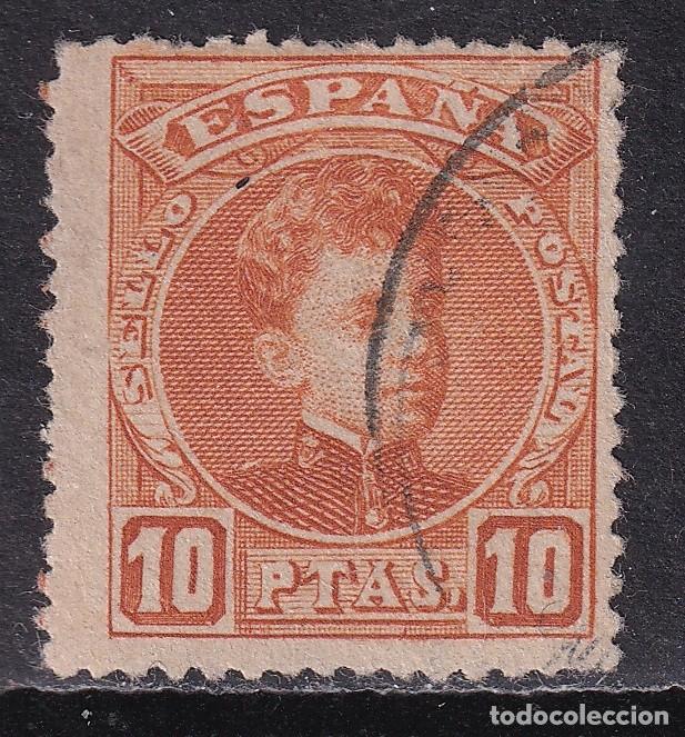 Sellos: 1901 ALFONSO XIII CADETE 10 PTS USADO. VER.
