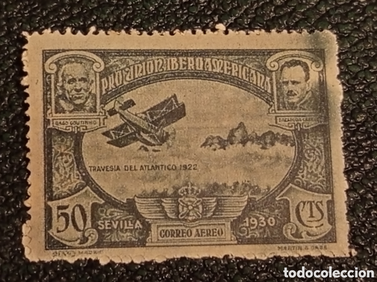 Sellos: Sello Espa&ntilde;a 1930 Edifil 587 Variedad Error De Impresi&oacute;n Tinta En El Borde