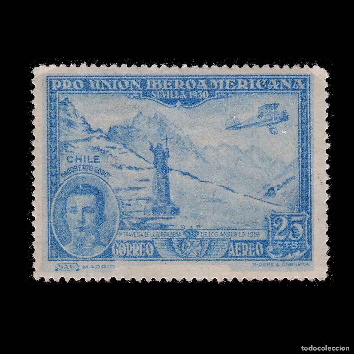 Sellos: Espa&ntilde;a. 1930 Uni&oacute;n Iberoamericana. 25c. MH. Edifil 585 + Obsequio