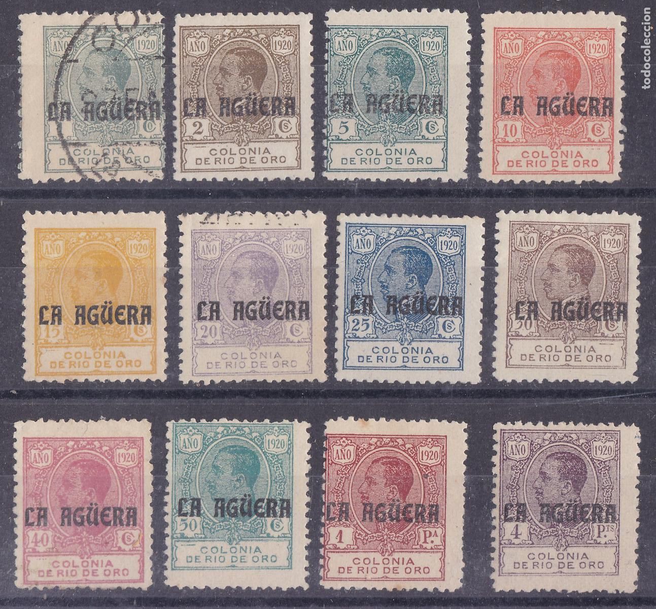 Briefmarken: FC-196- Colonias LA AG&Uuml;ERA Edifil 1/12