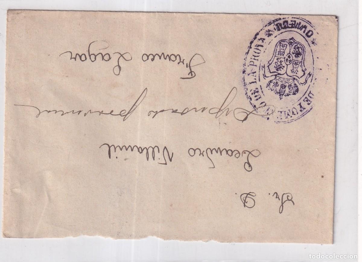 Sellos: Sobre con franquicia Oviedo. Matasello Navia Asturias.