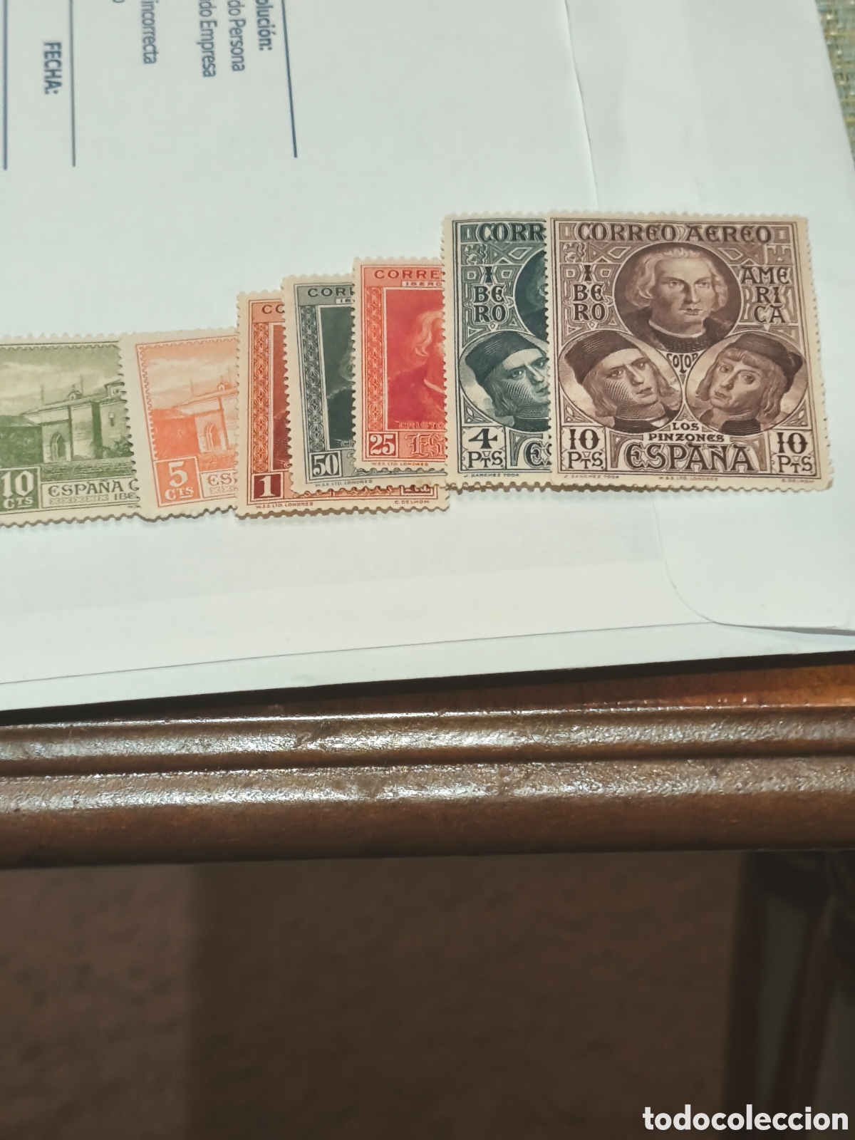 Sellos: Serie. Completa viaje. Colon nueva charnela escasa ver im&aacute;genes ocasi&oacute;n