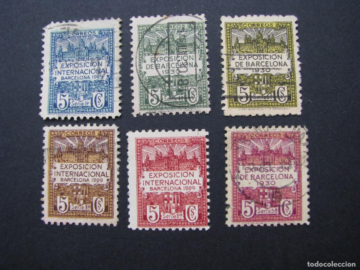 Sellos: SELLOS DE EXPOSICION INTERNACIONAL BARCELONA 1929, 1930