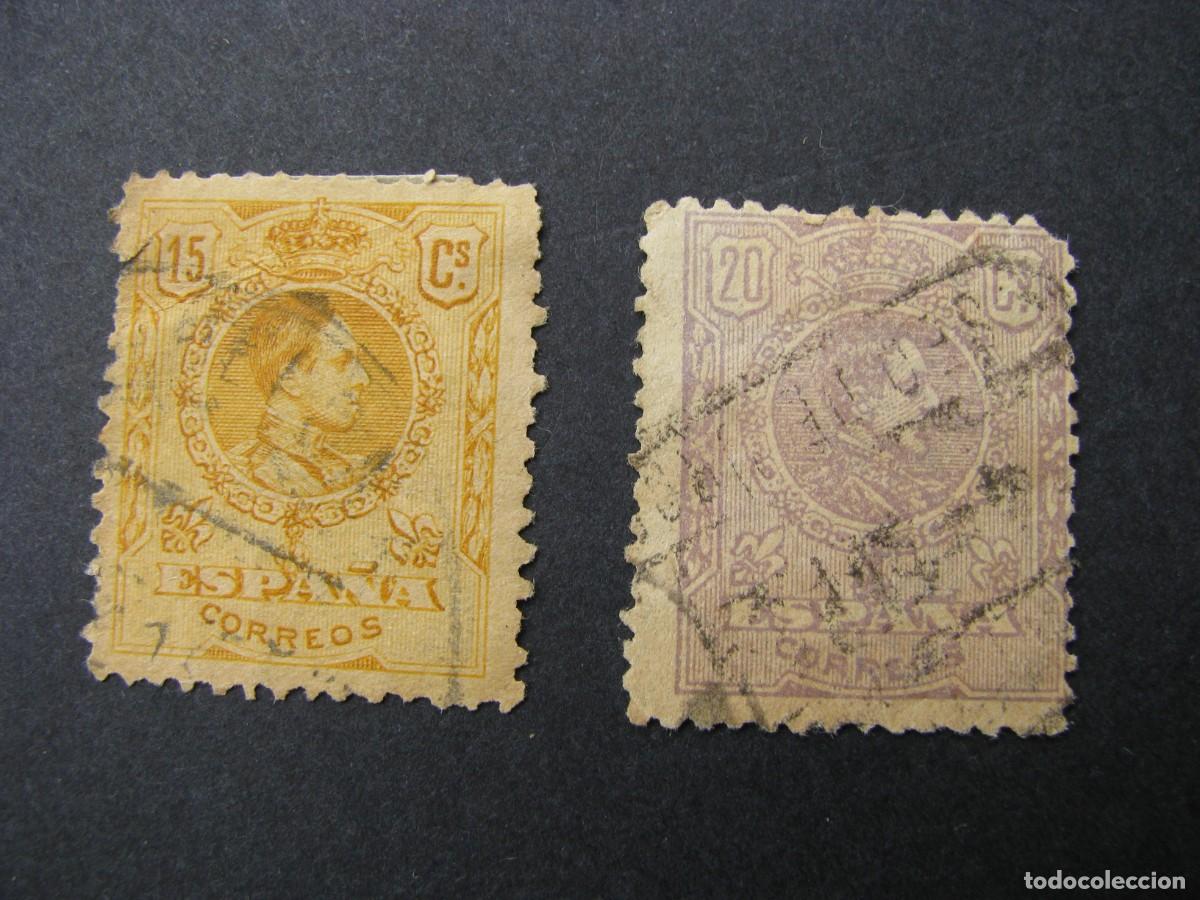 Sellos: 2 SELLOS DE ESPA&Ntilde;A. ALFONSO XIII 1920