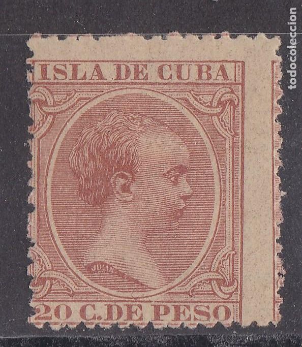 Sellos: SS10-Cl&aacute;sicos Colonias CUBA Edifil 139 Nuevo * con Fijasellos