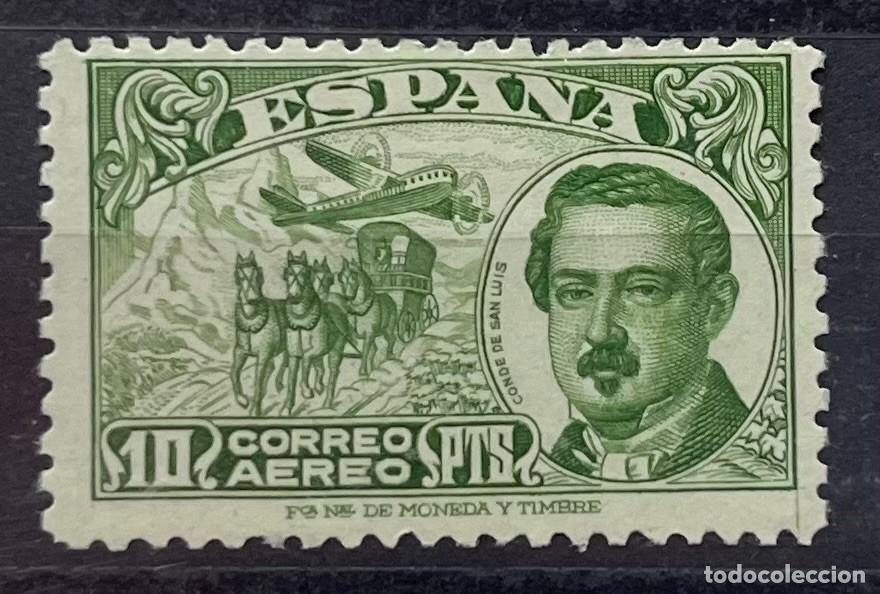Sellos: 1948 conde de ST, Luis centrado,goma,MN*