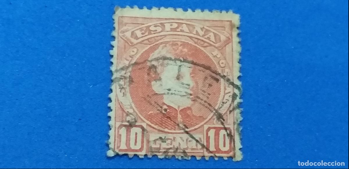 Sellos: Usado. A&ntilde;o 1901. EDIFIL 243. Alfonso XIII. Tipo cadete.
