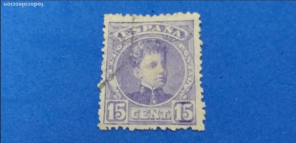 Sellos: Usado. A&ntilde;o 1901. EDIFIL 246. Alfonso XIII. Tipo cadete.