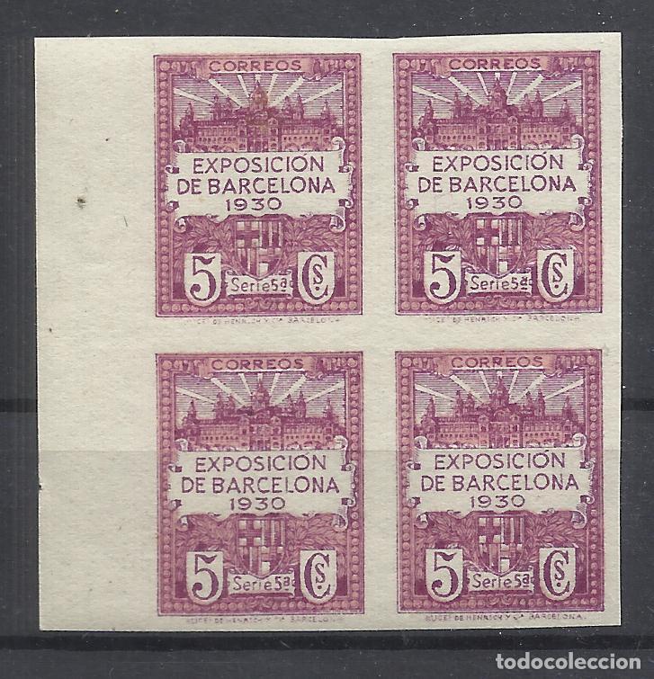 Timbres: EXPO INTERNACIONAL BARCELONA 1930 EDIFIL 5 SIN DENTAR nuevo** BLOC D 4 VALOR 2022 CATALOGO 96.- EUR