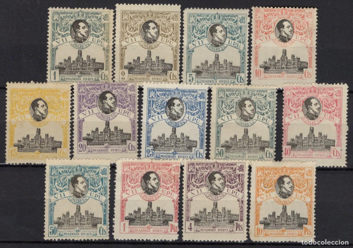 Briefmarken: PC99 Sellos Espa&ntilde;a a&ntilde;o 1920 Edifil 297/309* sellos originales en NUEVO SERIE COMPLETA v.c. 600 &euro;