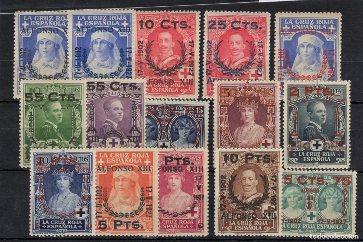 Briefmarken: PC105 Sellos Espa&ntilde;a a&ntilde;o 1927 Edifil 373/387** sellos originales en NUEVO v.c. 1025 &euro;