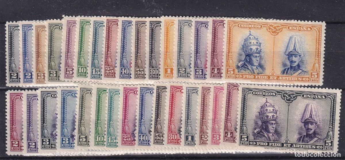 Briefmarken: PC106 Sellos Espa&ntilde;a a&ntilde;o 1928 Edifil 402/433** sellos origin en NUEVO v.c. 185 &euro; (417 peque&ntilde;a adheren