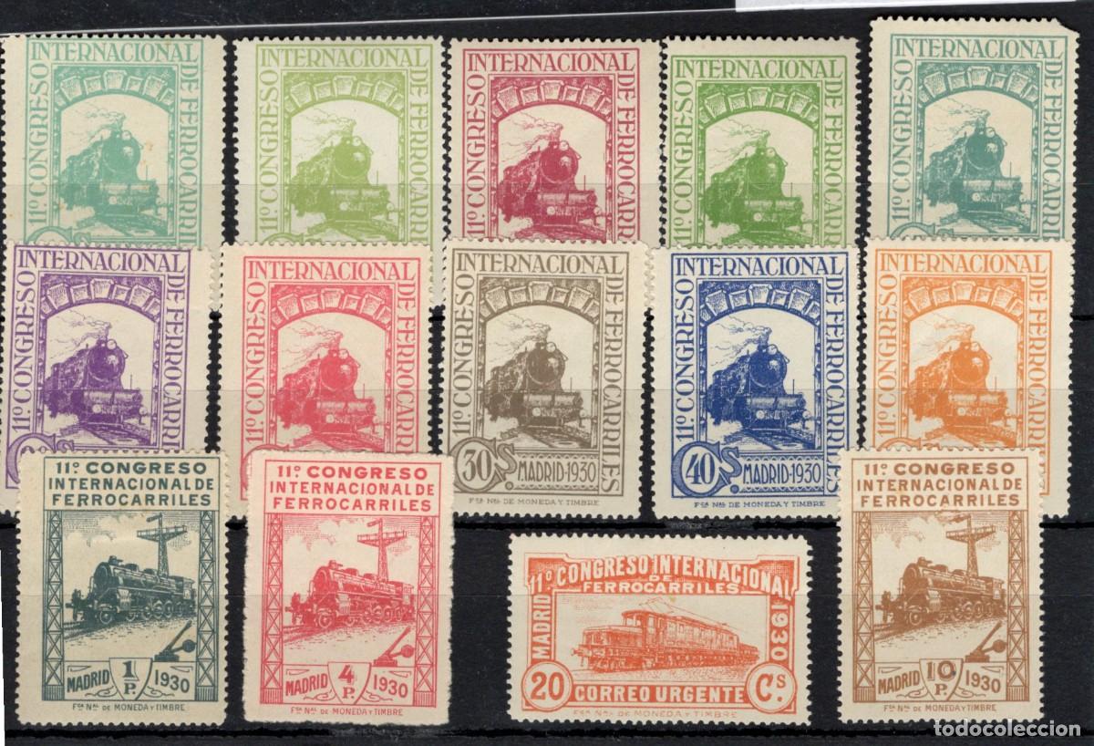 Briefmarken: PC108 Sellos Espa&ntilde;a a&ntilde;o 1930 Edifil 469/482* sello original en NUEVO valor clave de lujo v.c. 1060 &euro;