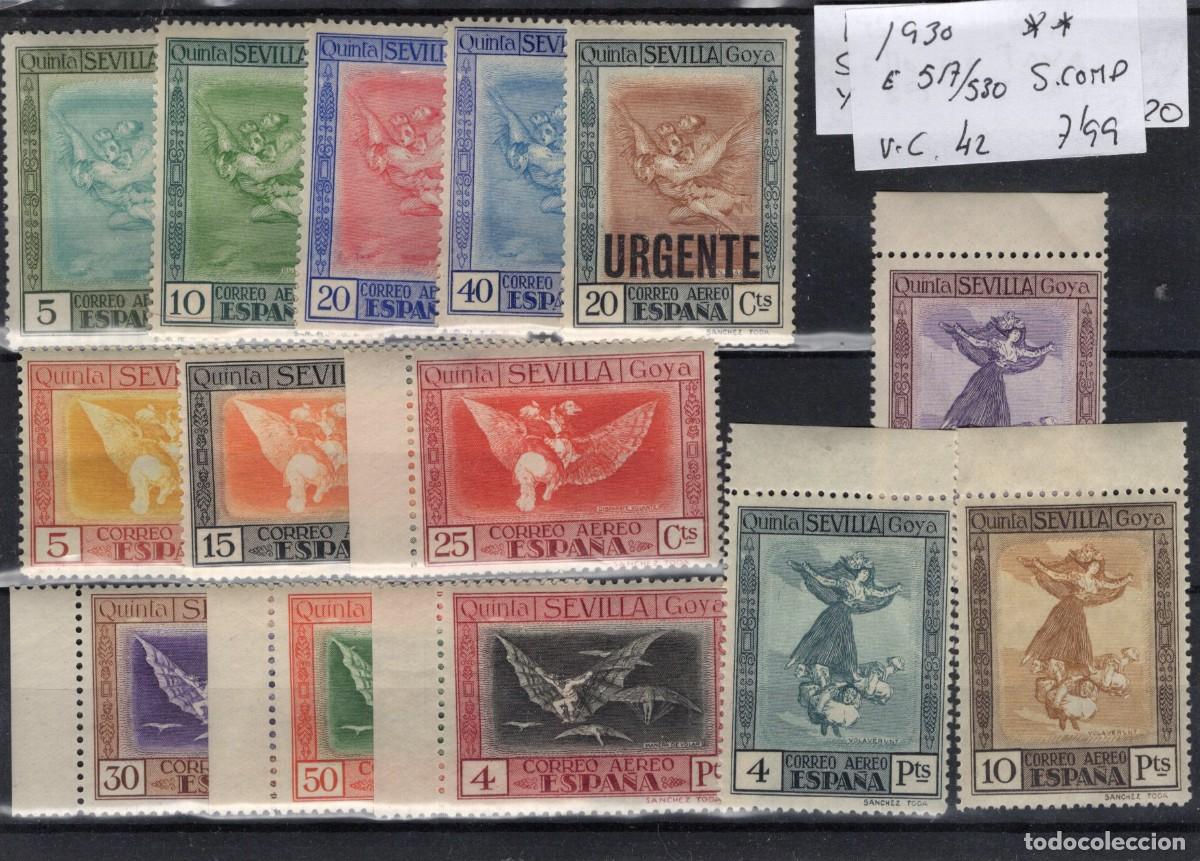 Briefmarken: PC115 Sellos Espa&ntilde;a a&ntilde;o 1930 Edifil 517/530** en NUEVO SERIE COMPLETA v.c. 42 &euro;