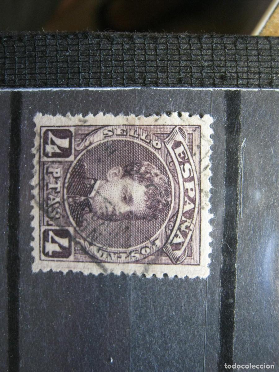 Sellos: ALFONSO XIII EDIFIL 254 USADO PERFECTO MUY CENTRADO.