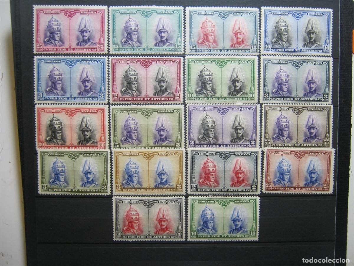 Stamps: ALFONSO XIII CATACUMBAS LOTE MH* LUJO.