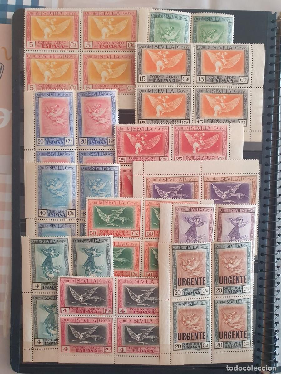 Stamps: EDIFIL 517 ** A 530 ** BLOQUE DE 4 SIN 529 GOYA ESPA&Ntilde;A 1930 BORDE HOJA