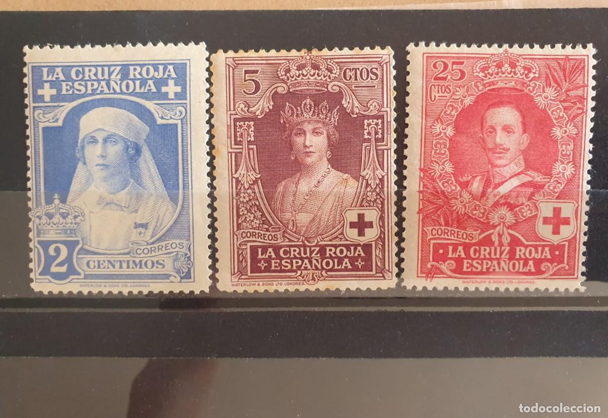 Stamps: EDIFIL 326 * + 327 * + 331 * cruz roja ESPA&Ntilde;A 1926